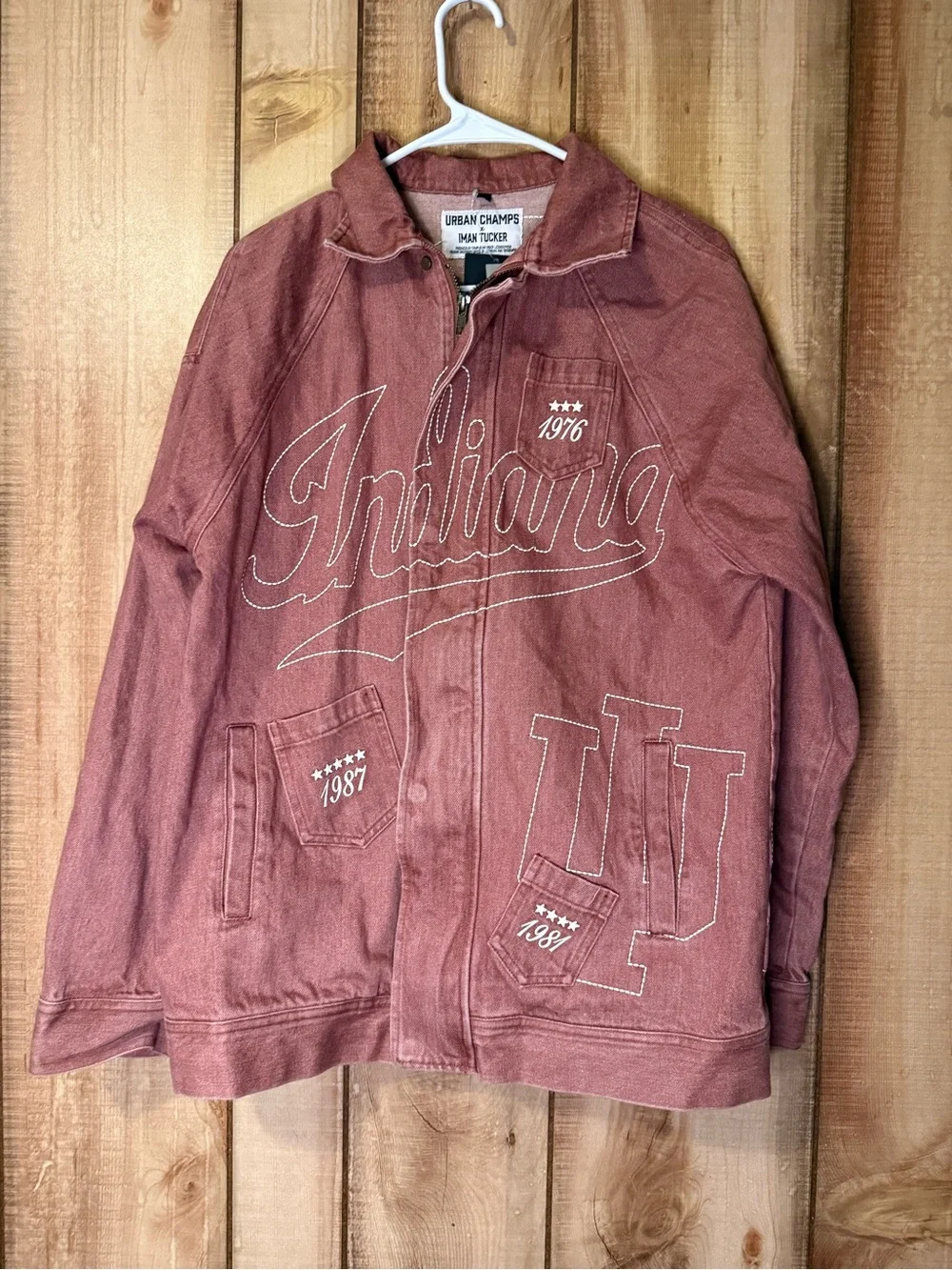 Nil Indiana The Indiana Custom Washed Denim Jacket Limited Release $195 Retail